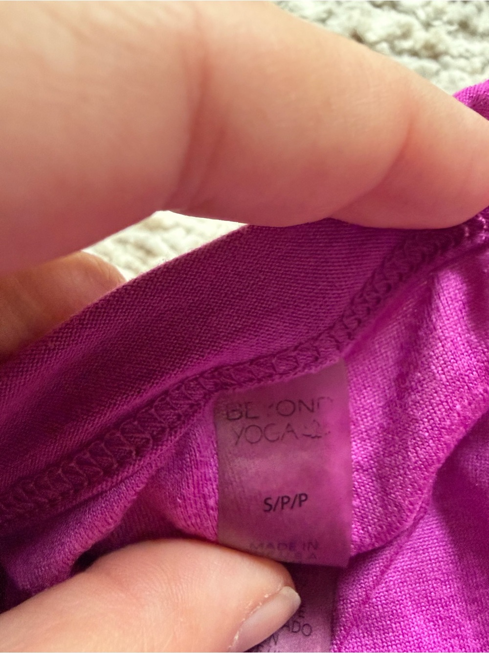 Beyond Yoga Women’s Racerback Tank - Fuchsia Small - Picture 2 of 3